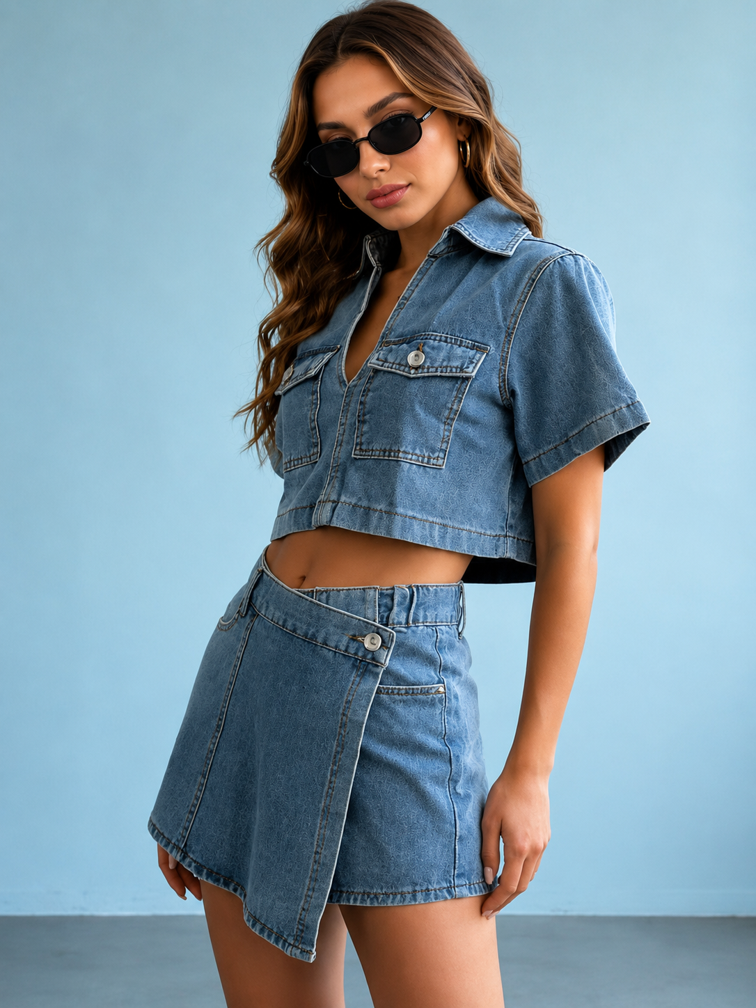 Conjunto Denim Elite
